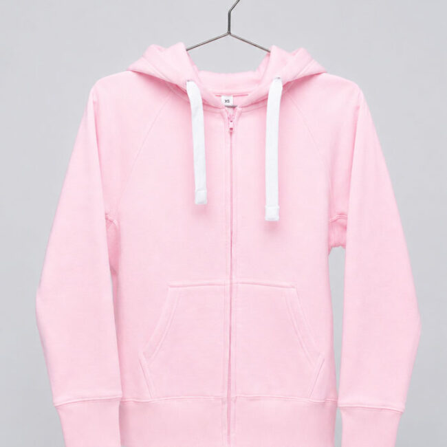 Zip Hoodie Rosa